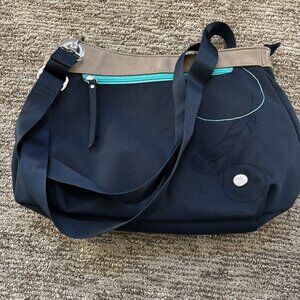 New, Never Used Haiku Navy Blue Cross Body Purse